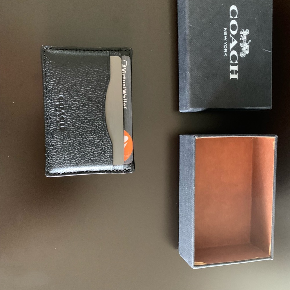 Black Coach Cardholder
